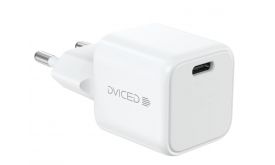 Dviced Wall charger 30W GaN USB-C EU, White (DV221002)